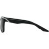 100% Hudson Sunglasses, Black Frame, Smoke Lens, Unisex