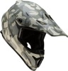 Rise Camouflage Full Face Offroad Helmet Green Small