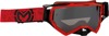 XCR Black / Red Pro Stars Goggles - Smoke Lens