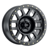 MR309 Grid 17x8.5 0mm Offset 5x5 94mm CB Matte Black Wheel