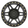 MR106 Beadlock 17x9 -44mm Offset 6x5.5 108mm CB Matte Black w/BH-H24125 Wheel