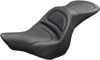 Explorer Stitched 2-Up Seat Black Gel - For 13-17 HD FXSB