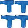 T Type Spark Plug Cap / Boot Blue, 5k Ohm 4-Pack - Replaces NGK 8636 & TB05EMA