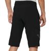 100% Ridecamp Men's Shorts with Liner Black Size 28