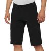 100% Ridecamp Men's Shorts with Liner Black Size 28