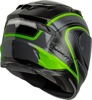 GMAX FF-98 Aftershock Helmet Grey/Neon Green 3X - ECE/DOT Approved Helmet For 3X-Large Size