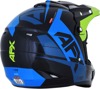 FX-17 Full Face Offroad Helmet Black/Blue/Green Large