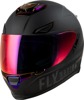 Fly Racing Sentinel Recon Helmet Large Matte Black/Purple Chrome - Large helmet by Fly Racing. ECE/DOT approved.