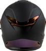 Fly Racing Sentinel Recon Helmet Large Matte Black/Purple Chrome - Large helmet by Fly Racing. ECE/DOT approved.