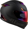 Fly Racing Sentinel Recon Helmet Large Matte Black/Purple Chrome - Large helmet by Fly Racing. ECE/DOT approved.