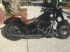 Black 2 Into 1 Boarzilla Full Exhaust w/ Perforated Baffle - For 84-99 Harley Davidson Softail