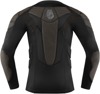 Long-Sleeve Compression Armor Shirt Black X-Large