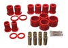 Rear Control Arm Bushings w/Thrust Washers - Red by Energy Suspension