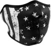 Half-Face Neoprene Mask - Neo Half Mask Blk Wht Flag