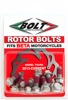 Rotor Bolt Kit For Beta Motorcycles (12 M6 Bolts w/ Thread Lock) - Fits Beta Motorcycles For 2013+