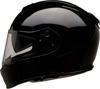 Warrant Solid Full Face Street Helmet Gloss Black 2X-Large