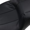 Outcast Extended-Reach Carbon Fiber 2-Up Seat - For Harley FLH FLT