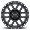 MR306 Mesh 18x9 +18mm Offset 8x170 130.81mm CB Matte Black Wheel