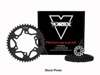 V3 Chain & Sprocket Kit Black 520MX3 Chain 13/50 Black Steel - For 07-09 Yamaha YZ450F