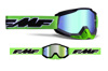 FMF PowerBomb Goggles Rocket Lime Green w/ Mirror Lens