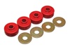 84-96 Chevy Corvette Red Spring Cushions for Rear Leaf Spring Bushing Set