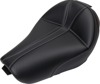 Dominator Stitched Vinyl Solo Seat Black Gel - For 04-20 Harley XL XR