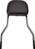 Cobra Detachable Short Black Backrest