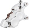 Chrome Tech Brake Calipers - Ness-Tech 4 Piston Fr Rt Chr