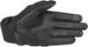 Faster Motorcycle Gloves Black Small