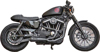 Comp-S 2-1 Black Full Exhaust - For 14-20 Harley XL Sportster