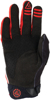 Answer 25 Peak Flo Gloves Black/Red/White - Medium - Men's lightweight race-ready gloves