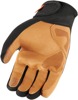 Icon 1000 Nightbreed Mid-Length Cuff Gloves - Black Men's Small