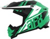 FX-19R Racing Full Face Offroad Helmet Matte Green/White X-Large