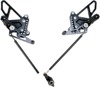 Adjustable Rearset - Black - For 07-13 Ducati 1098 1198 848