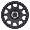 MR308 Roost 17x8.5 0mm Offset 5x5 71.5mm CB Matte Black Wheel