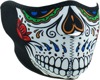 Half-Face Neoprene Mask - Neo Half Mask Muerte Skull