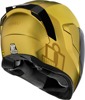 Gold Airflite Jewel MIPS Motorcycle Helmet - X-Large - Meets ECE 22.05 and DOT FMVSS-218 Standards