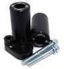 Black PA2 Frame Sliders No Cut - For 08-16 Yamaha R6