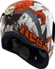 ICON Airform Trick or Street 3 Helmet XS Orange/White - Full face helmet with Trick or Street 3 graphic