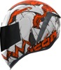 ICON Airform Trick or Street 3 Helmet XS Orange/White - Full face helmet with Trick or Street 3 graphic