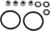 Exhaust Port Gasket Kit w/ Chrome Acorn Nuts - Complete Kit For H-D BT & Evo