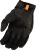 ICON Long Track CX Gloves Black Men's 2XL - Short cuff street gloves with D3O knuckle