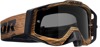 Sniper Pro Brown / Black Woody Goggles - Smoke Dual Lens