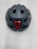 Central Lit Solid Bicycle Helmet - Matte Navy - S/M - S/M Light Helmet Front Led Blue Rear Red