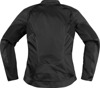 ICON Women's Overlord3 Mesh Jacket Black Size S - Women's Sport Fit mesh jacket in black, size S