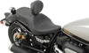 Mild Stitched Vinyl 2-Up Seat Black Low - For 13-19 Yamaha XVS950 Bolt