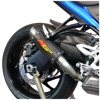 MGP Growler Carbon Slip On Exhaust - For 18-23 Kawasaki Ninja 400