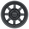 MR410 14x7 4+3/+13mm Offset 4x136 106.25mm CB Matte Black Wheel