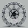 MR317 17x8.5 0mm Offset 5x5 71.5mm CB Matte Black Wheel