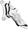 Chrome Front 6 Piston Differential Bore Caliper by Performance Machine